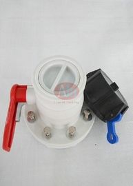 Waterproof 3'' Ball  Flexitank Valve / Ibc Container Fittings -20℃~+80℃